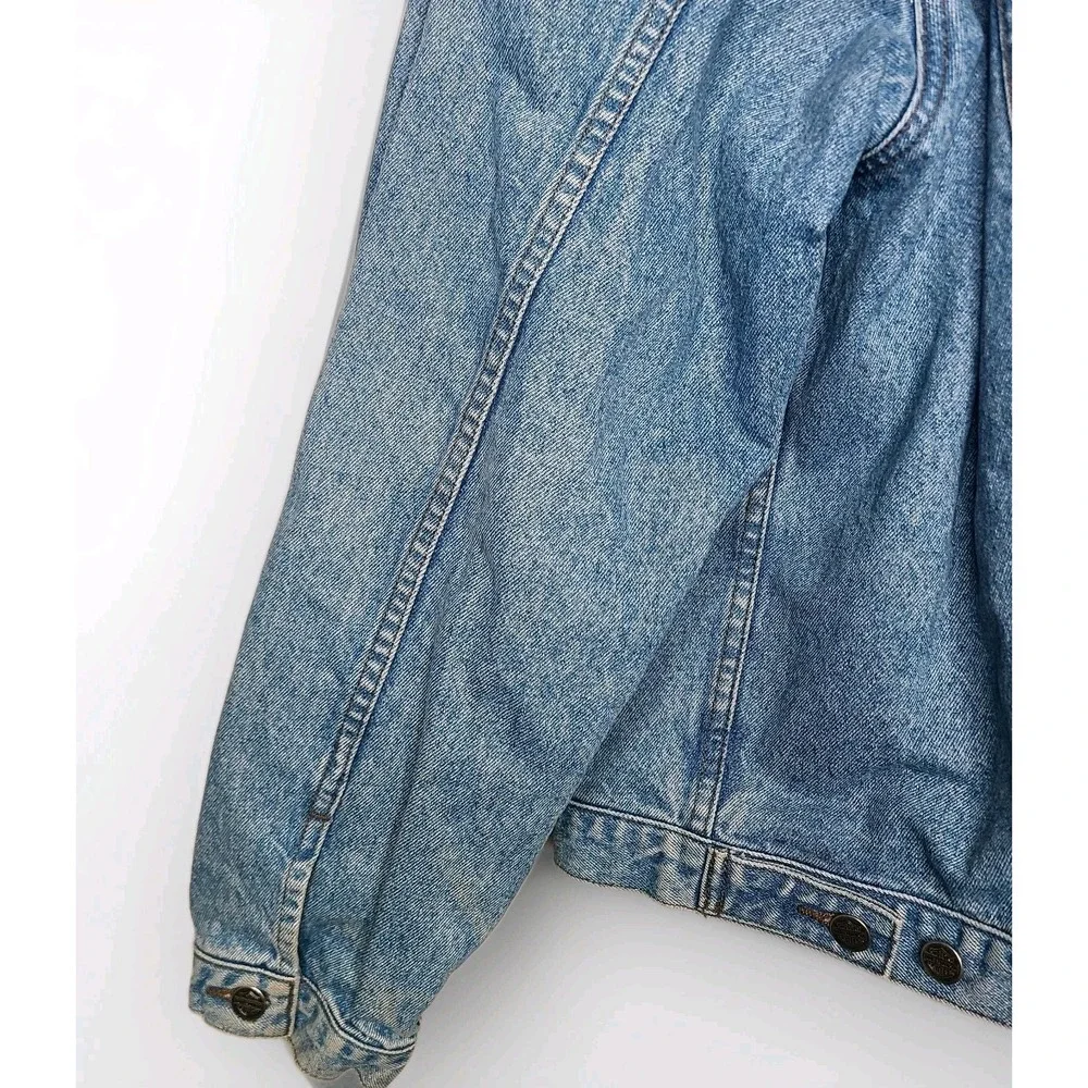 Harley Davidson Vintage 95th Anniversary Denim Trucker  Jacket Men's Size XXXL‎